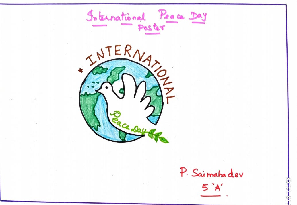 International Peace Day. September 21st. Hand Drawing Of A Peace Dove.  Background Template For Poster Or Banner Design. Vector Illustration.  Royalty Free SVG, Cliparts, Vectors, and Stock Illustration. Image  107800804.